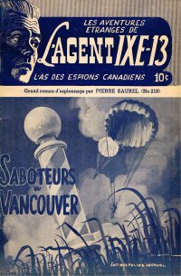 Large Thumbnail For L'Agent IXE-13 v2 218 - Saboteurs à Vancouver