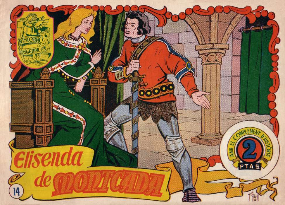 Comic Book Cover For Historia y leyenda 14 Elisenda de Montcada