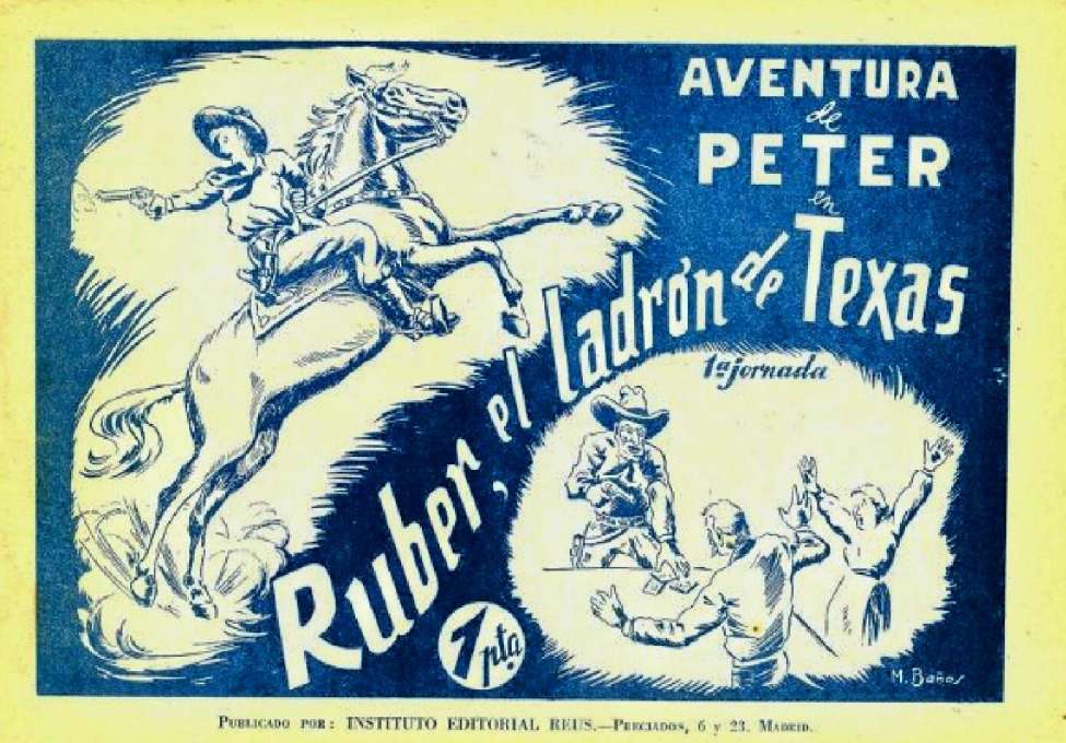 Book Cover For Aventura de Peter 1 - Ruber el Ladron de Texas