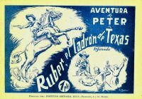 Large Thumbnail For Aventura de Peter 1 - Ruber el Ladron de Texas
