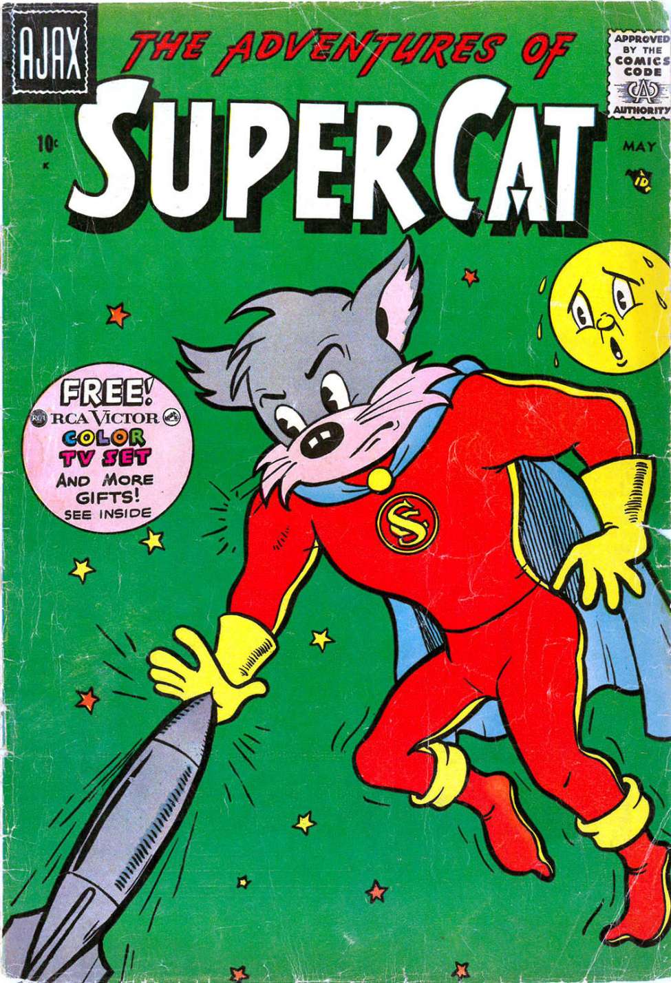 Comic Book Cover For Super Cat 4