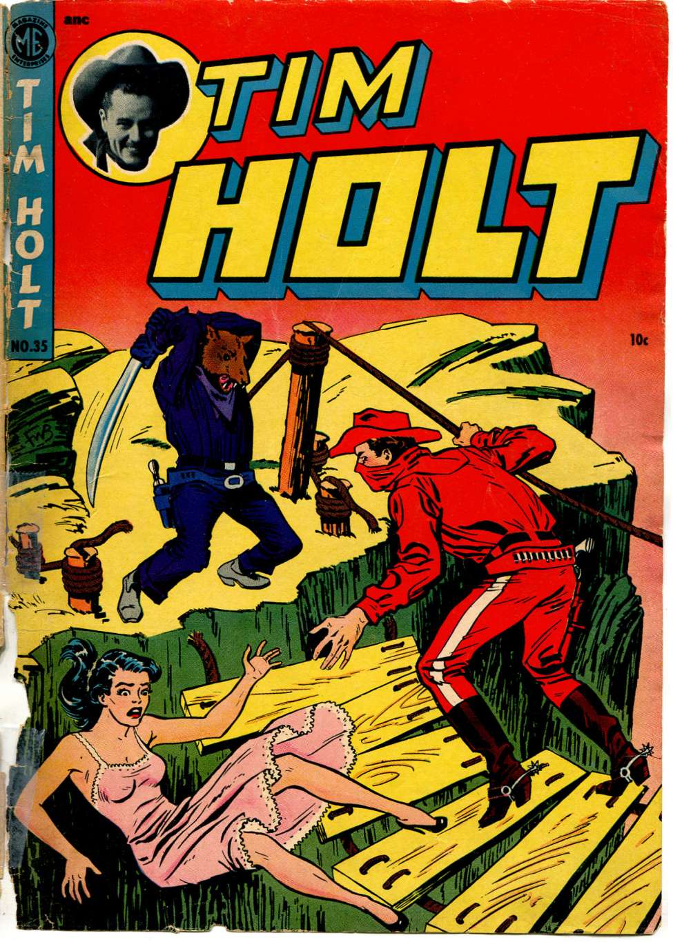 Book Cover For Tim Holt 35