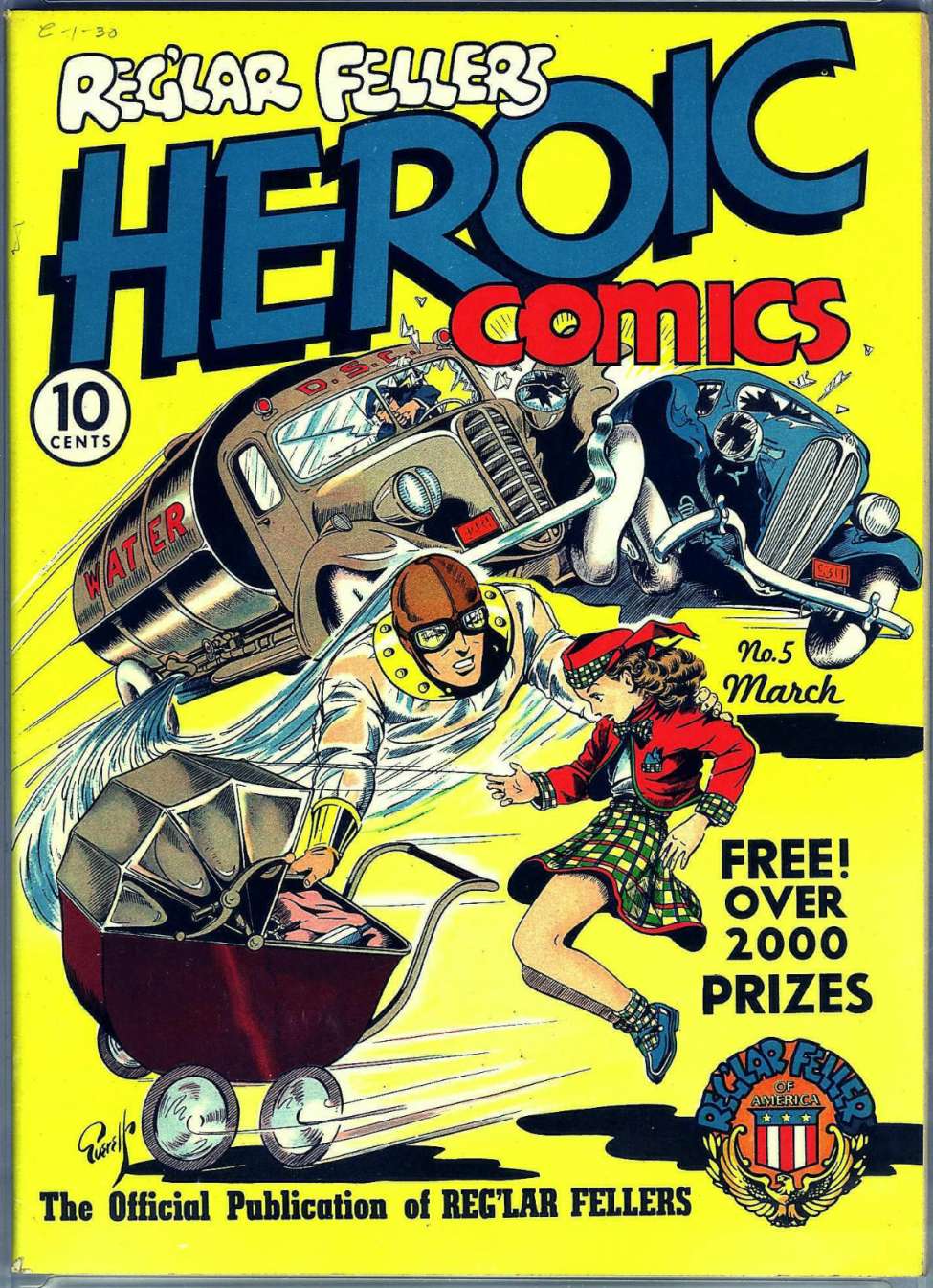Book Cover For Reg'lar Fellers Heroic Comics 5 - Version 1