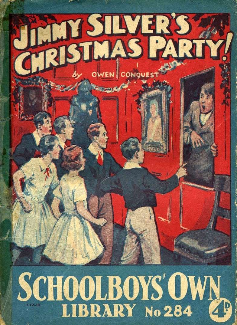 Comic Book Cover For Schoolboys' Own Library 284 - Jimmy Silver's Xmas Party