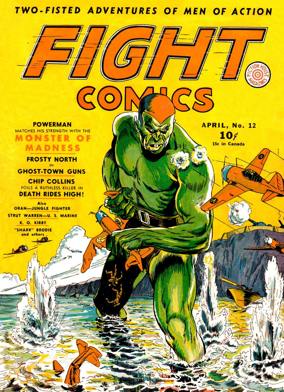 Comic Book Cover For Fight Comics 12