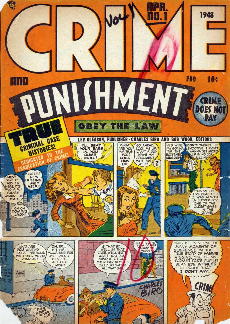 Comic Book Cover For Crime and Punishment 1