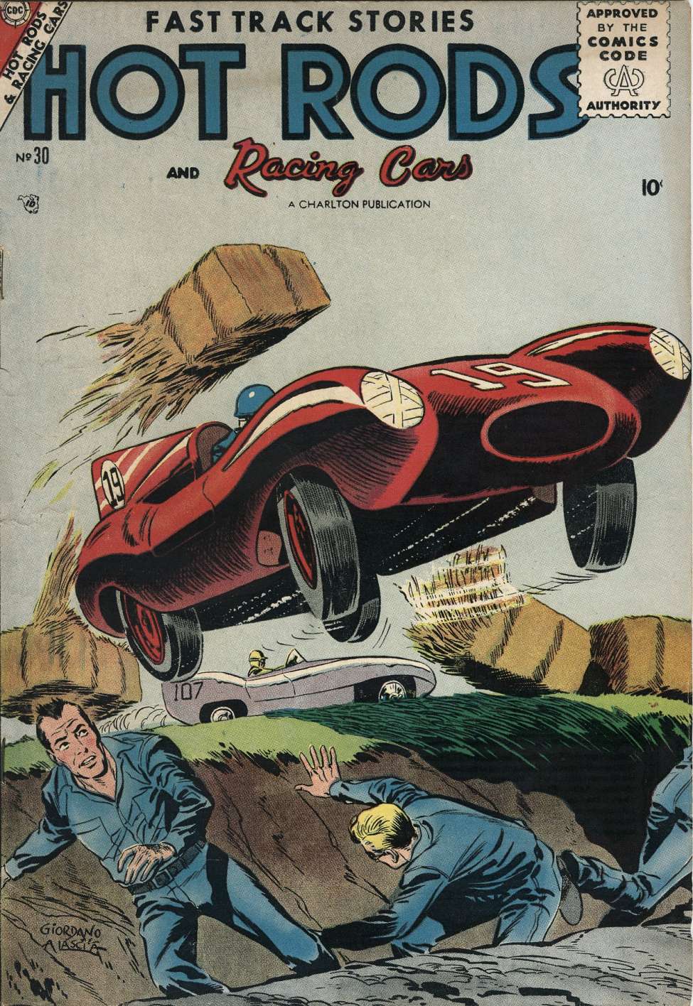 Comic Book Cover For Hot Rods and Racing Cars 30