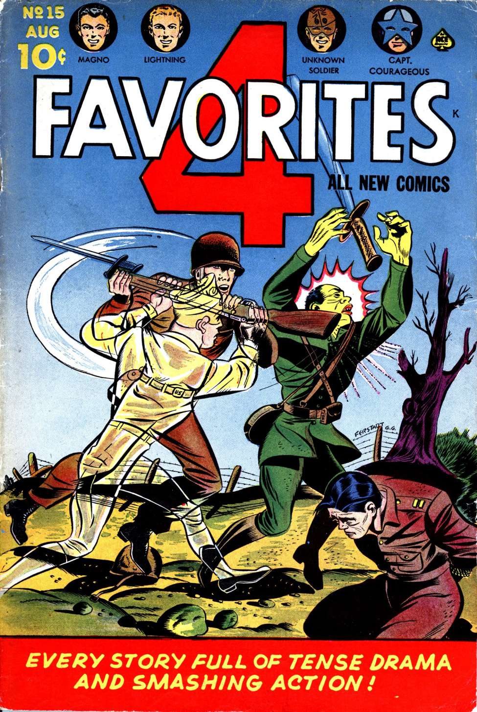 Comic Book Cover For Four Favorites 15 (alt) - Version 2