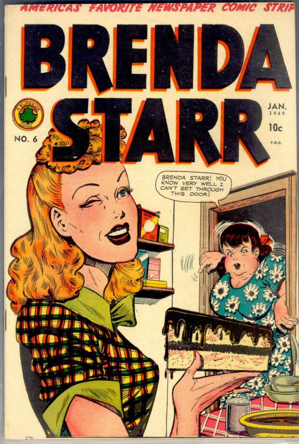 Comic Book Cover For Brenda Starr 6