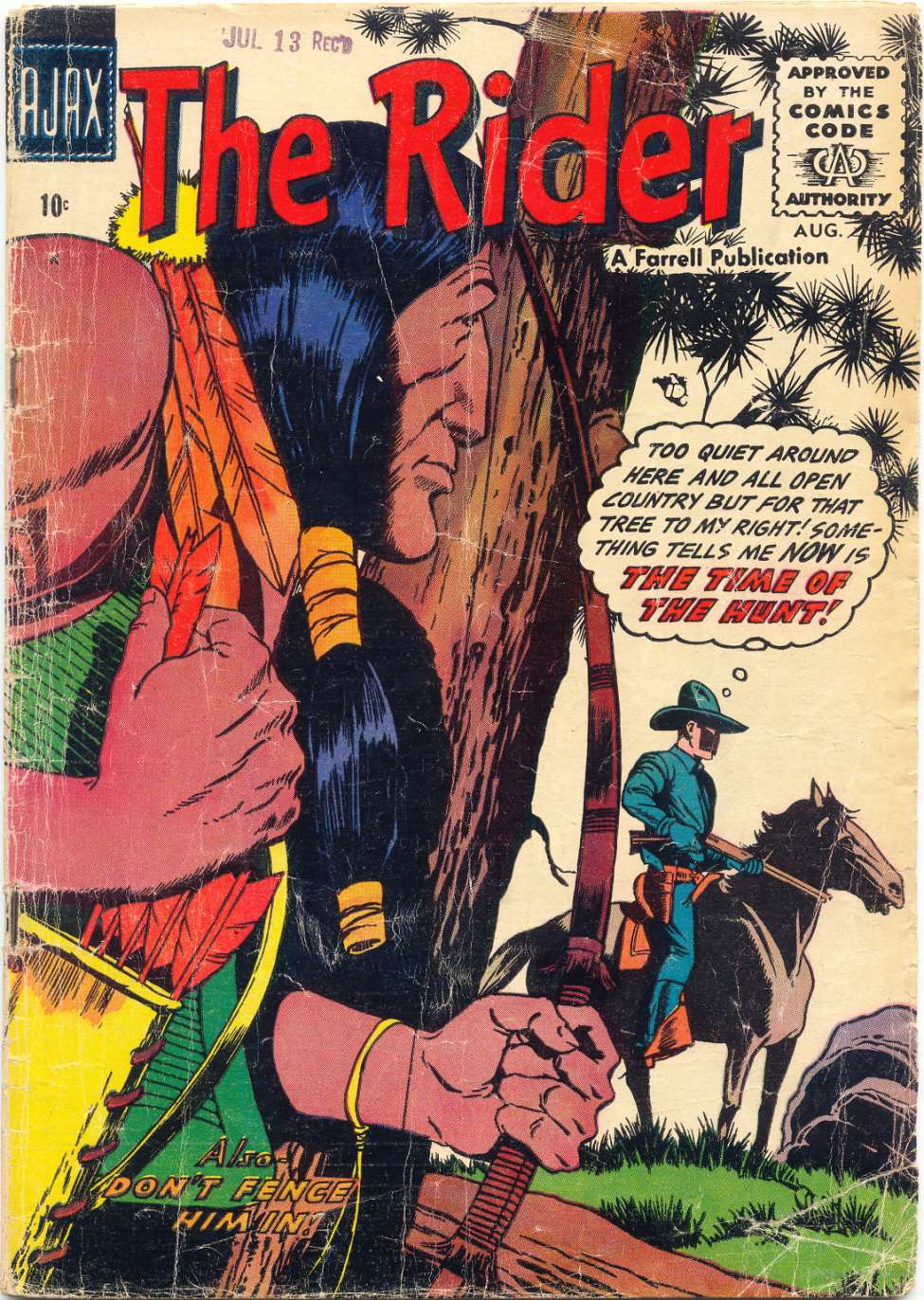 Comic Book Cover For The Rider 3