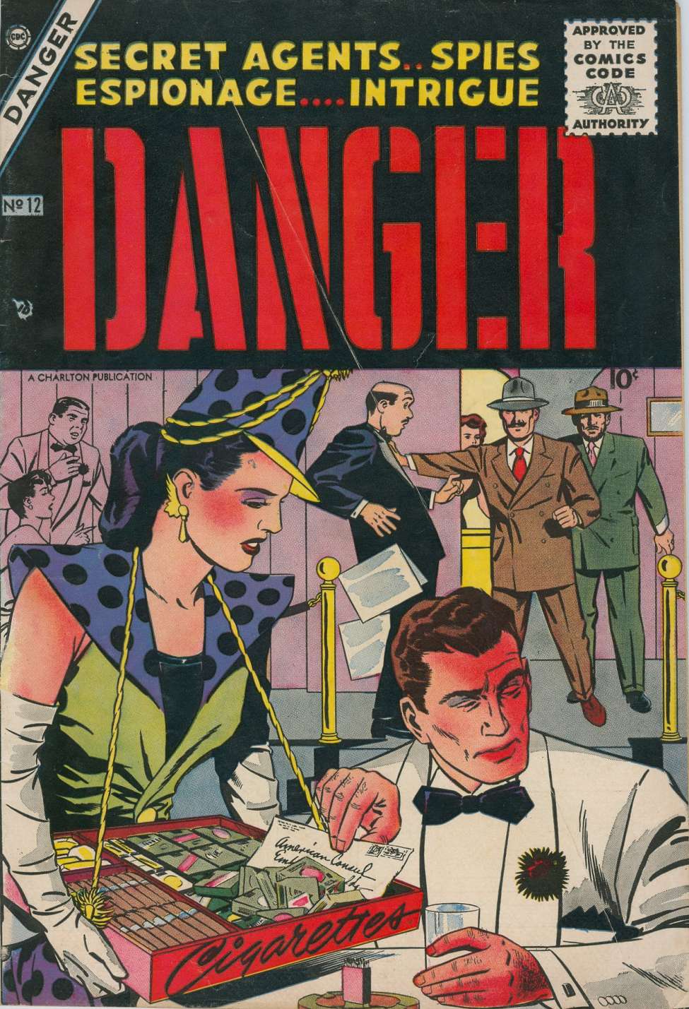 Comic Book Cover For Danger 12