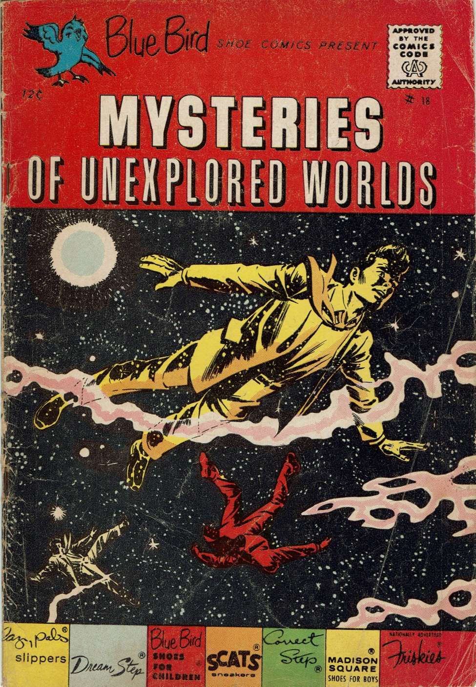 Comic Book Cover For Mysteries of Unexplored Worlds 18 (Blue Bird)