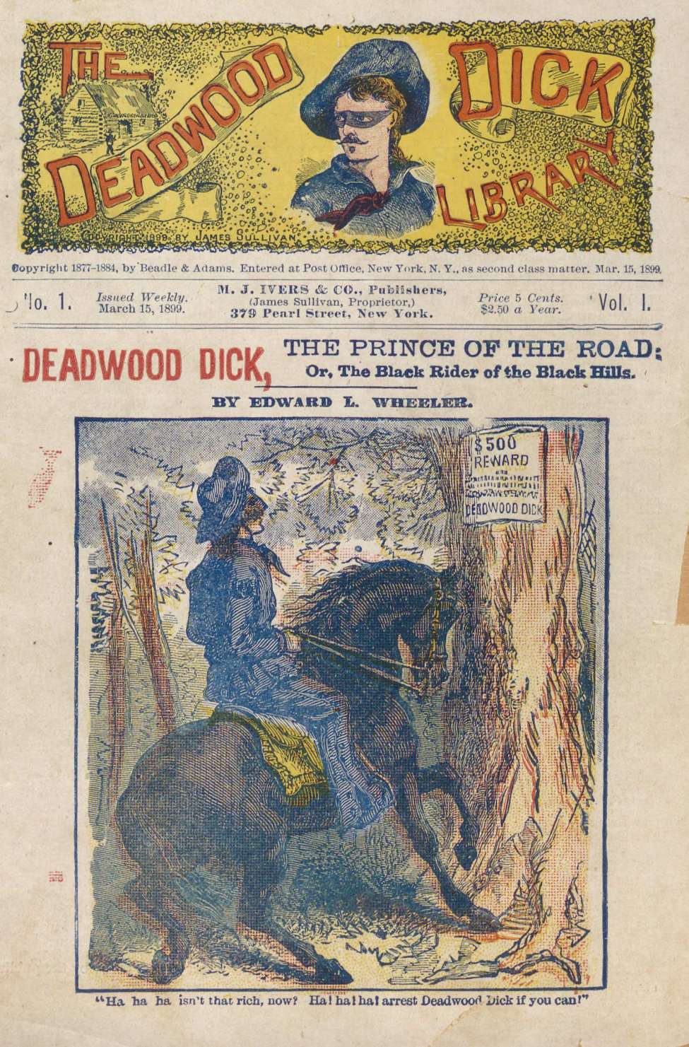 Book Cover For Deadwood Dick Library v1 1 - Deadwood Dick, The Prince of the Road