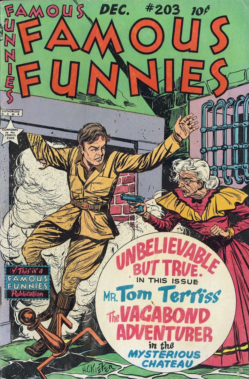 Book Cover For Famous Funnies 203