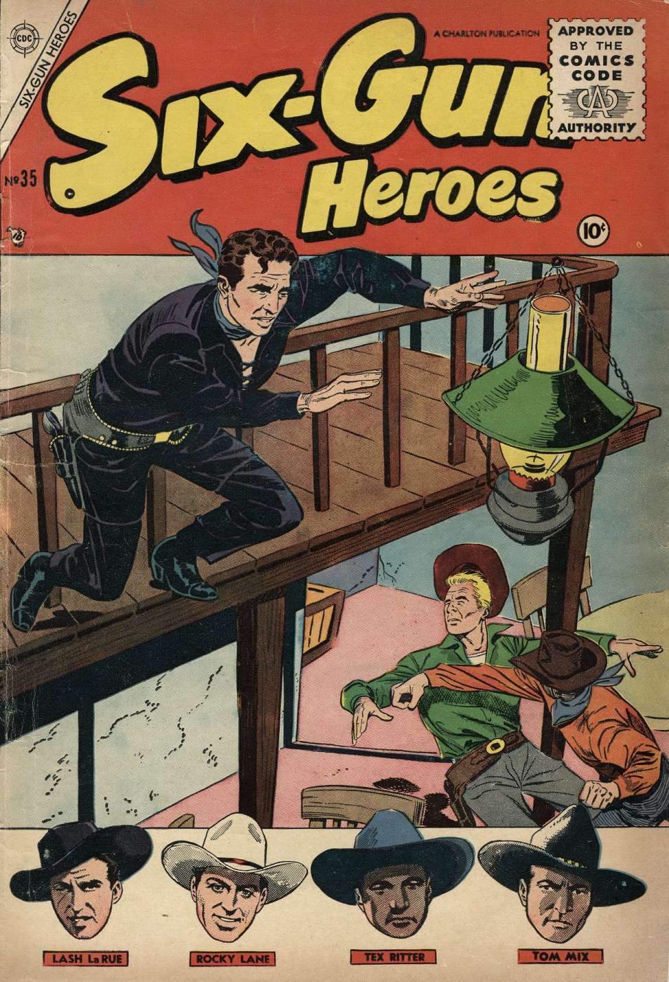 Comic Book Cover For Six-Gun Heroes 35