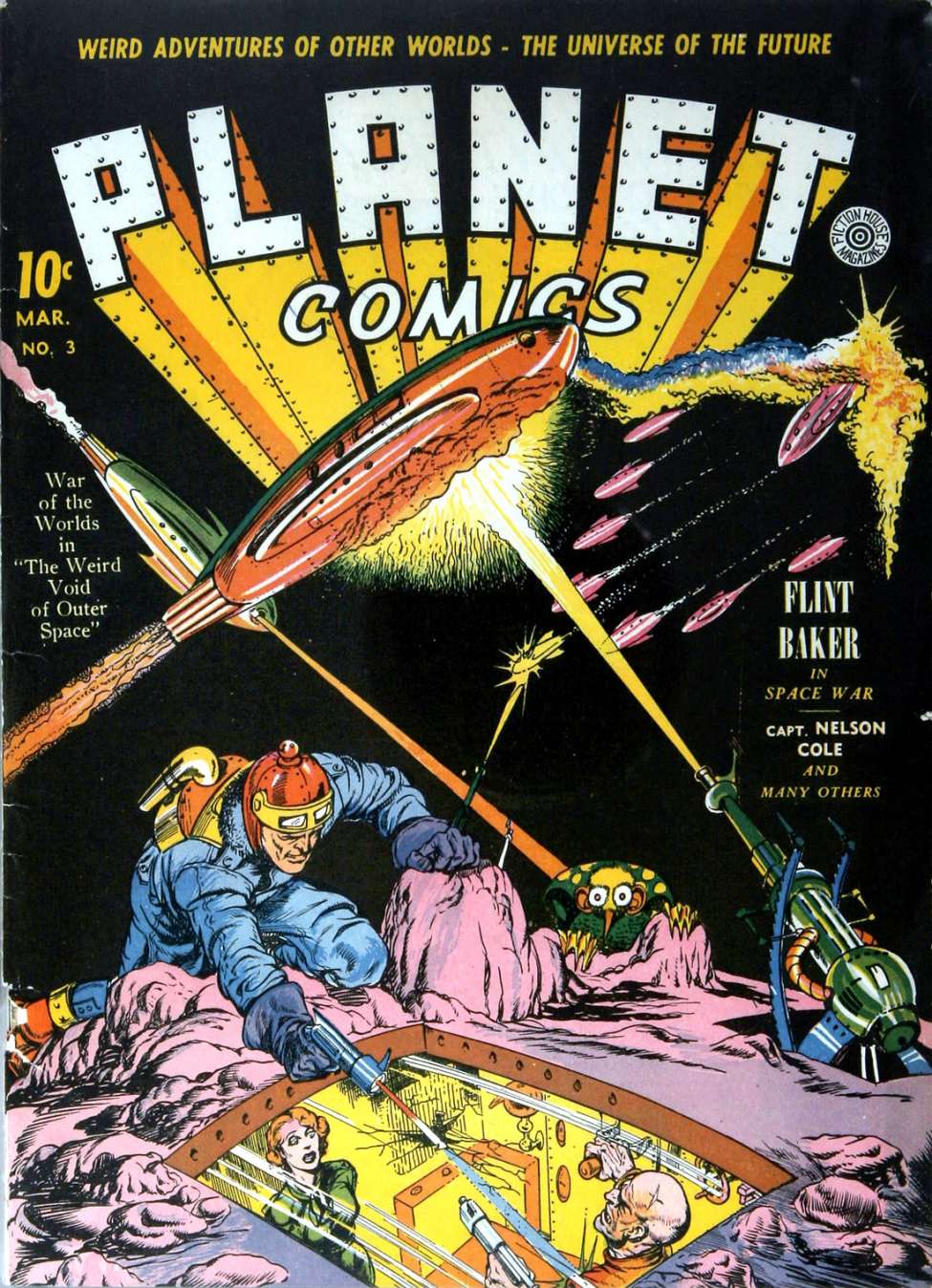 Book Cover For Planet Comics 3