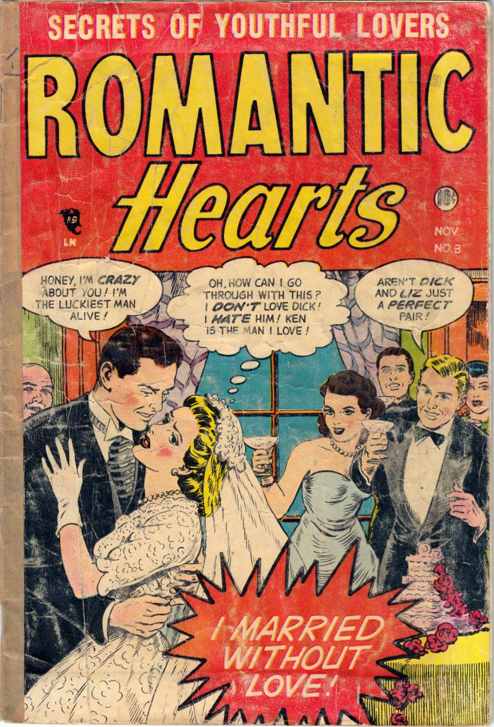 Comic Book Cover For Romantic Hearts v2 3