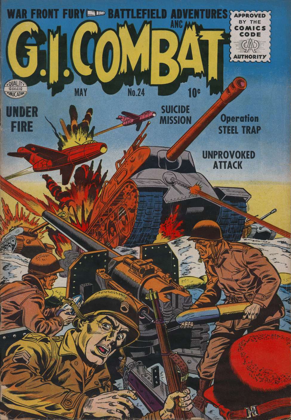 Comic Book Cover For G.I. Combat 24 (alt)