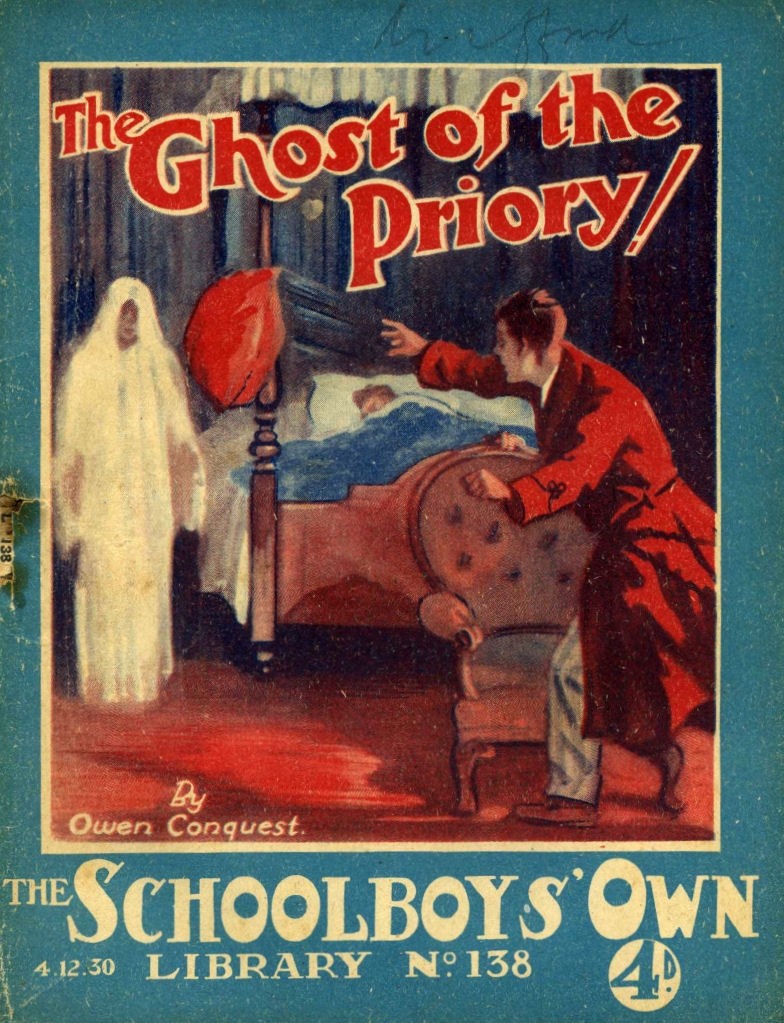 Comic Book Cover For Schoolboys' Own Library 138 - The Ghost of the Priory