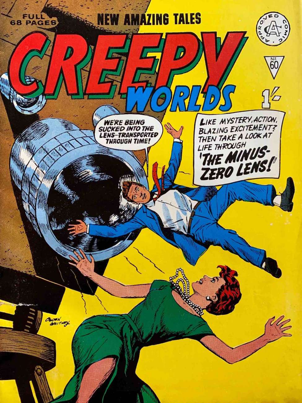 Book Cover For Creepy Worlds 60