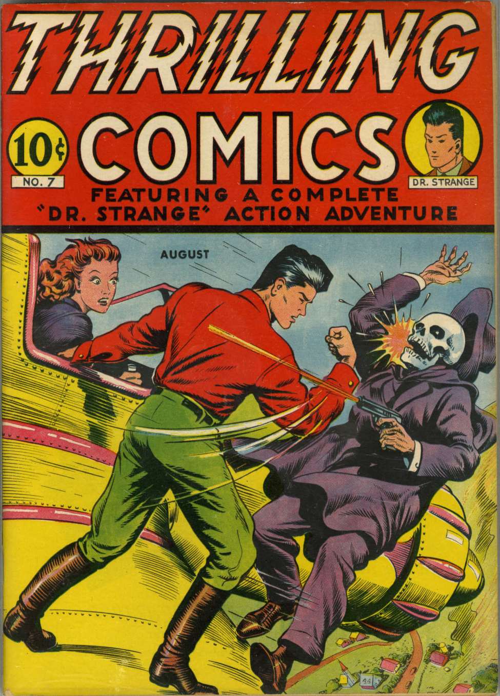 Book Cover For Thrilling Comics 7 - Version 1
