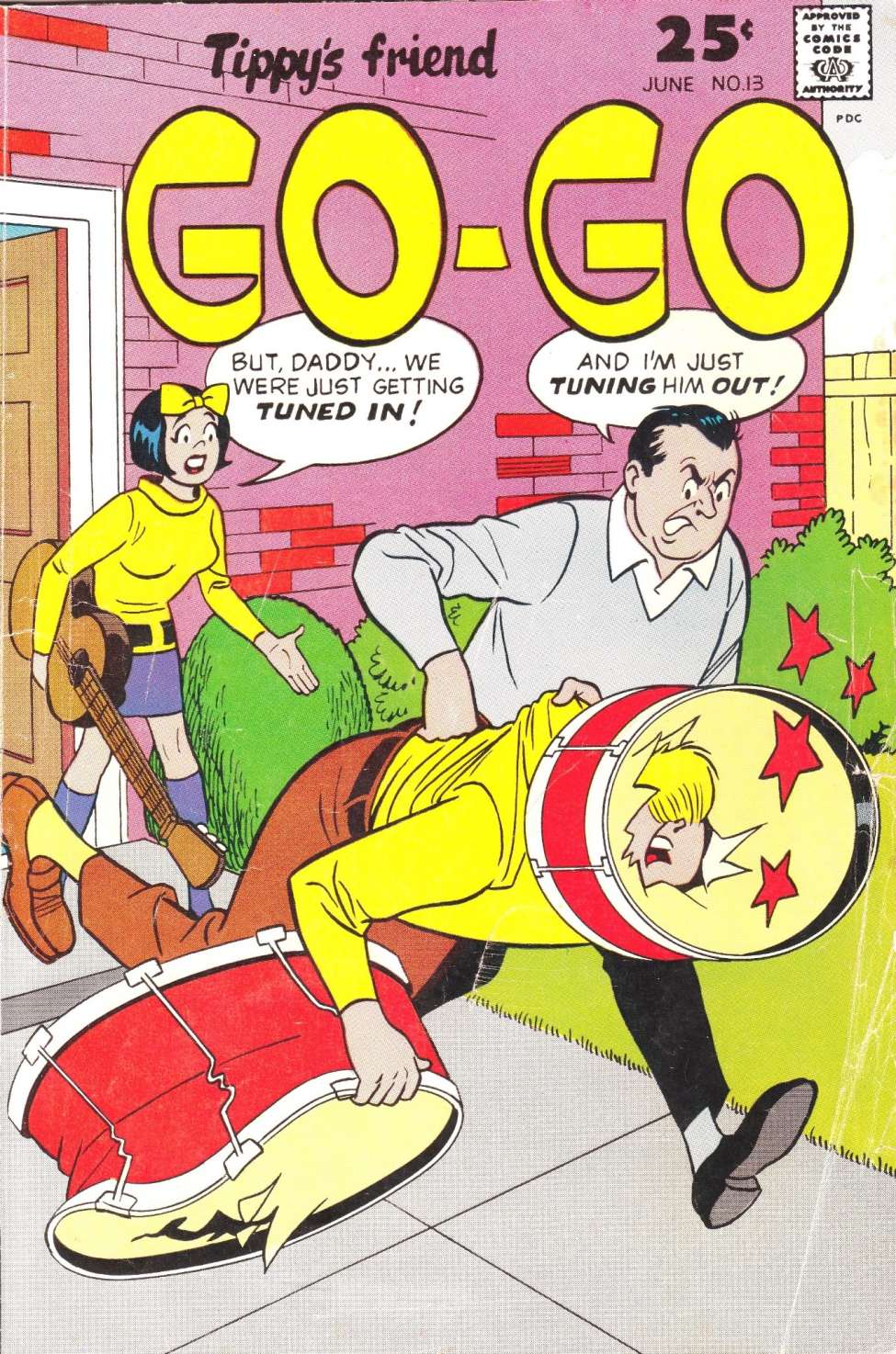 Comic Book Cover For Tippy's Friend Go-Go 13