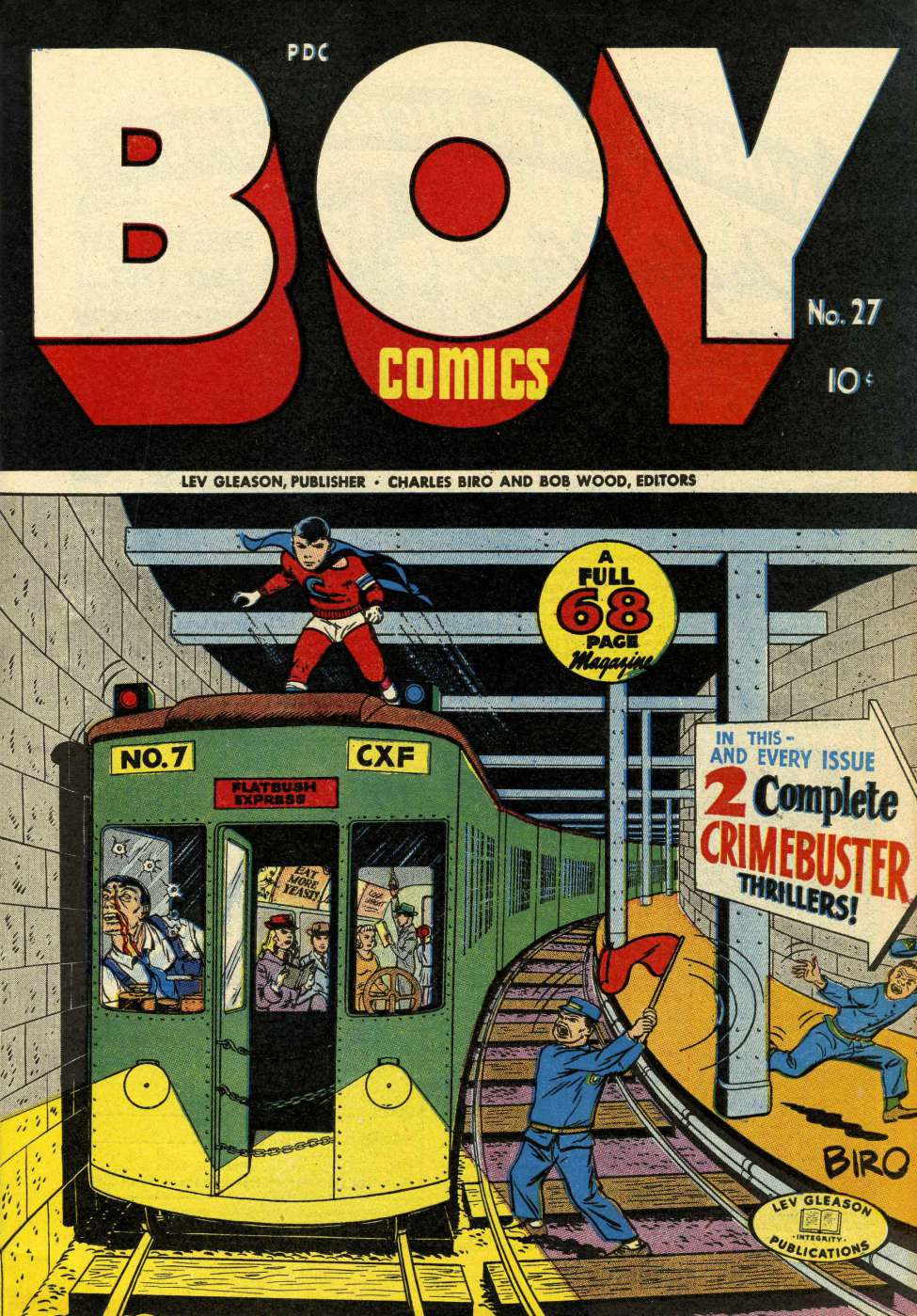Comic Book Cover For Boy Comics 27 - Version 1