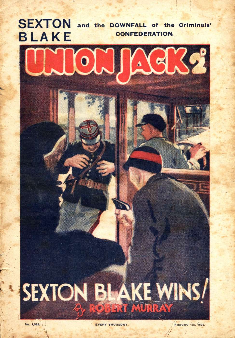 Book Cover For The Union Jack 1529 - Sexton Blake Wins!