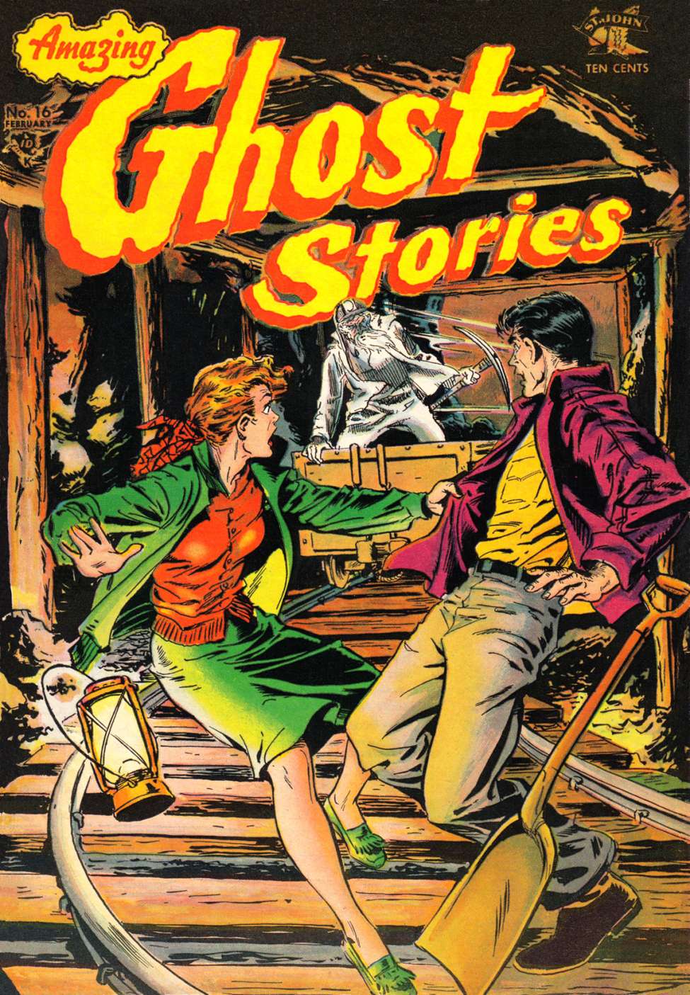 Comic Book Cover For Amazing Ghost Stories 16
