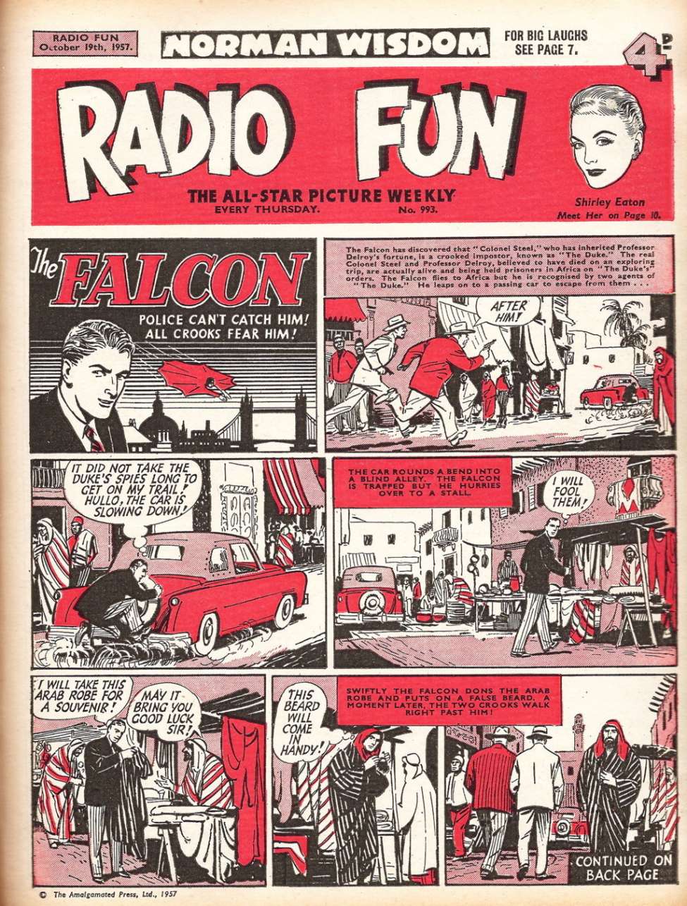 Comic Book Cover For Radio Fun 993