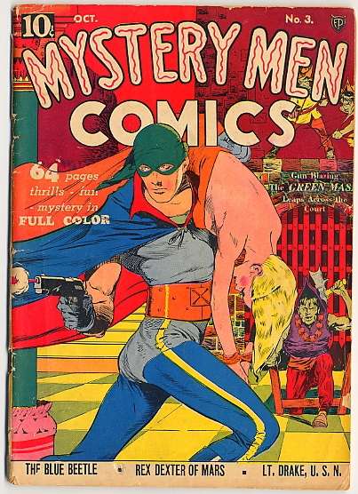Comic Book Cover For Mystery Men Comics 3