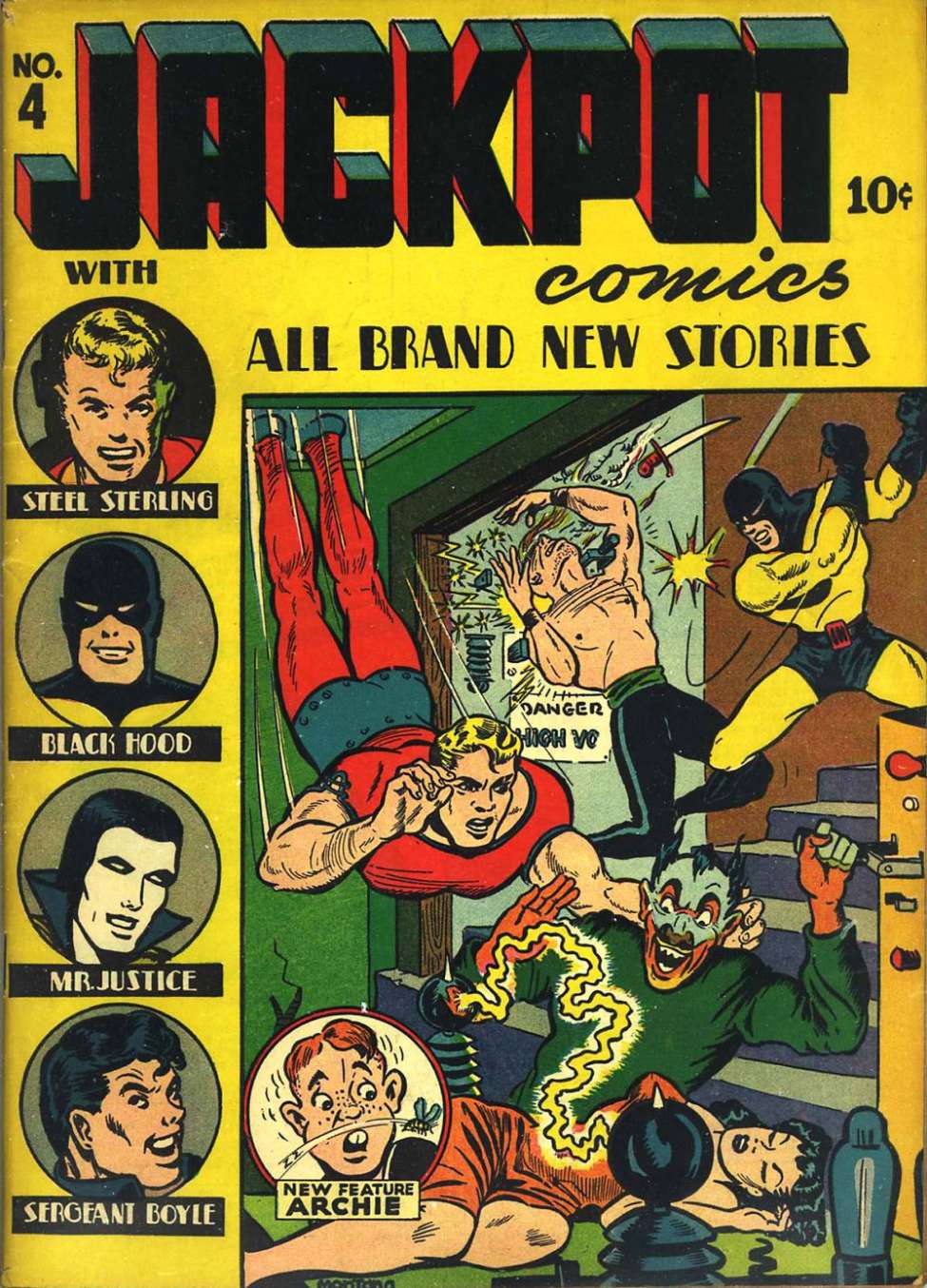 Comic Book Cover For Archie From MLJ Jackpot
