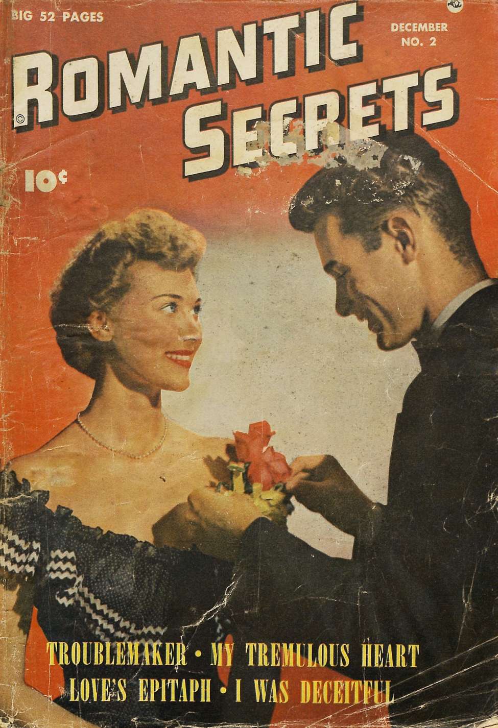 Comic Book Cover For Romantic Secrets 2