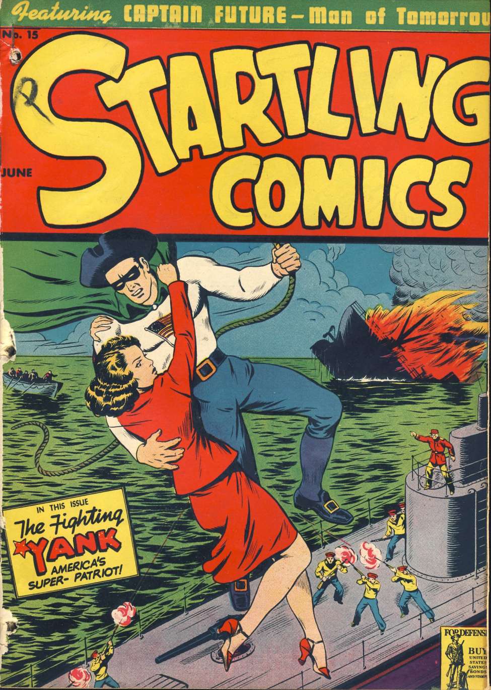 Comic Book Cover For Startling Comics 15