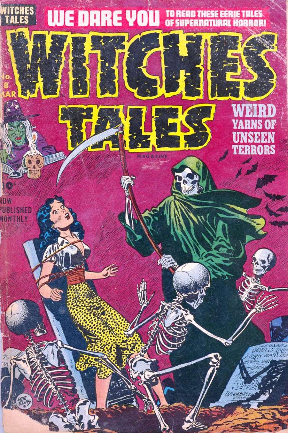 Comic Book Cover For Witches Tales 8