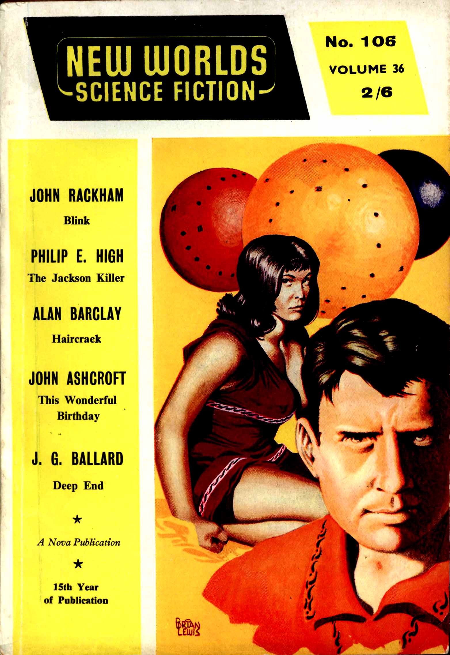 Comic Book Cover For New Worlds v36 106 - Blink - John Rackham
