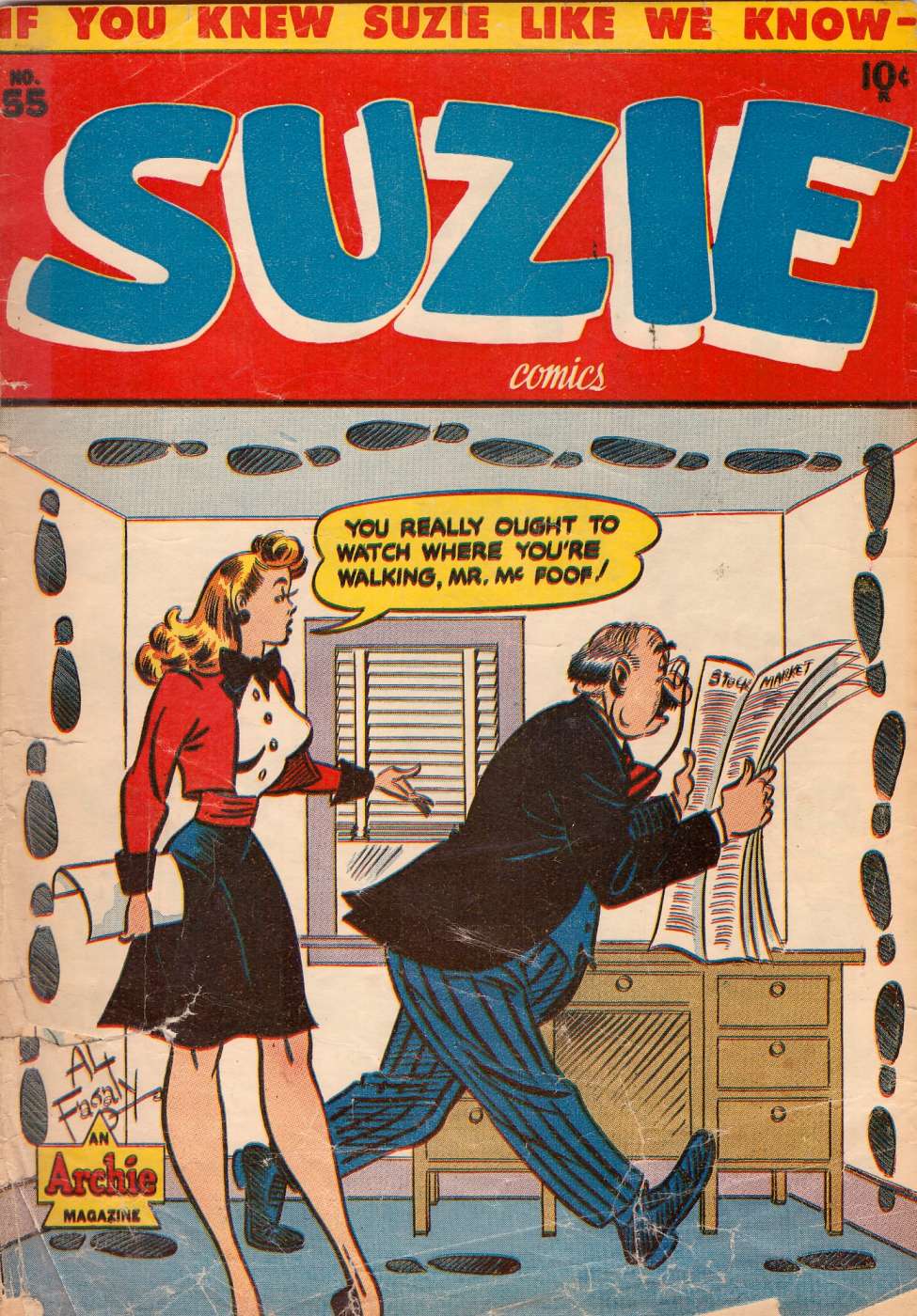 Book Cover For Suzie Comics 55