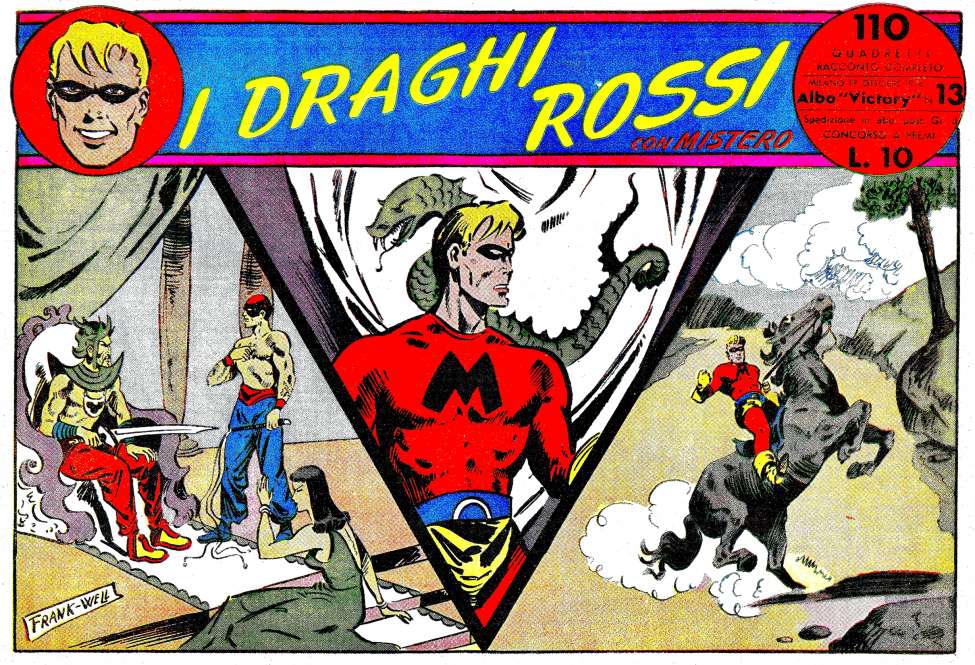Comic Book Cover For Mistero 13 - I Draghi Rossi