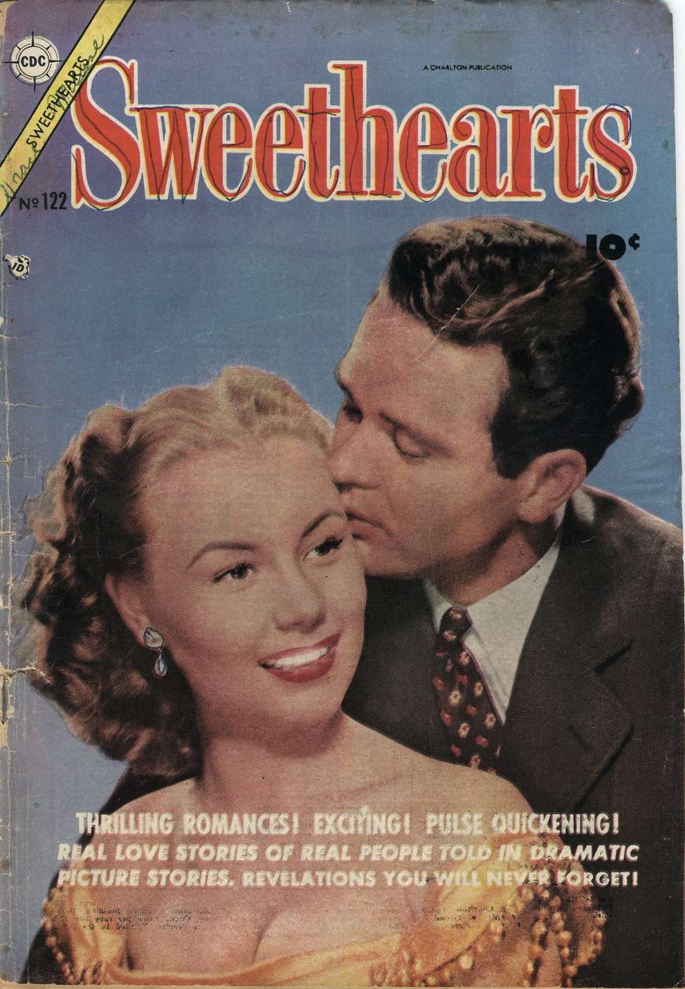 Comic Book Cover For Sweethearts 022