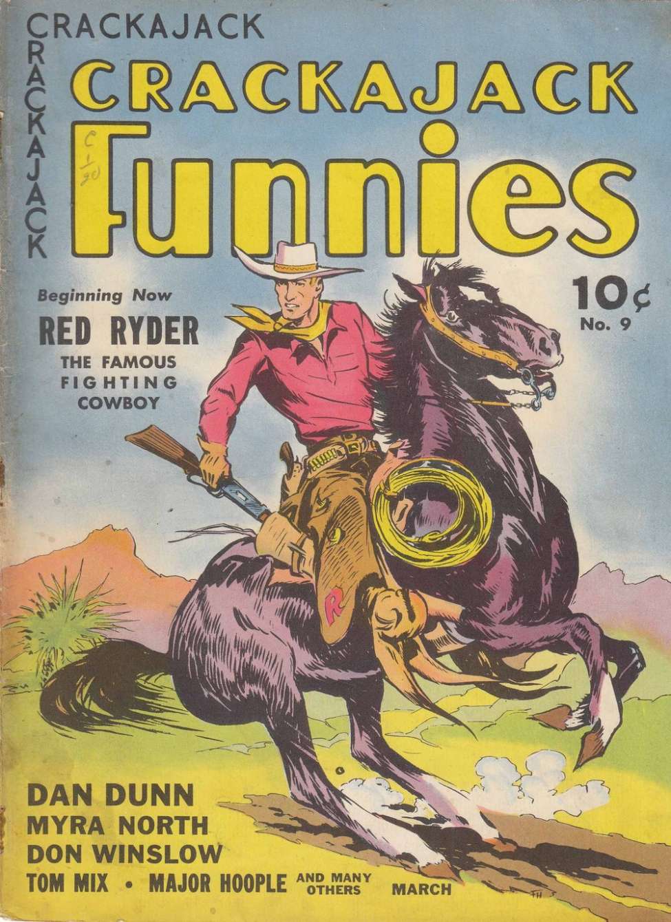 Comic Book Cover For Red Ryder Stories From Crackajack Funnies