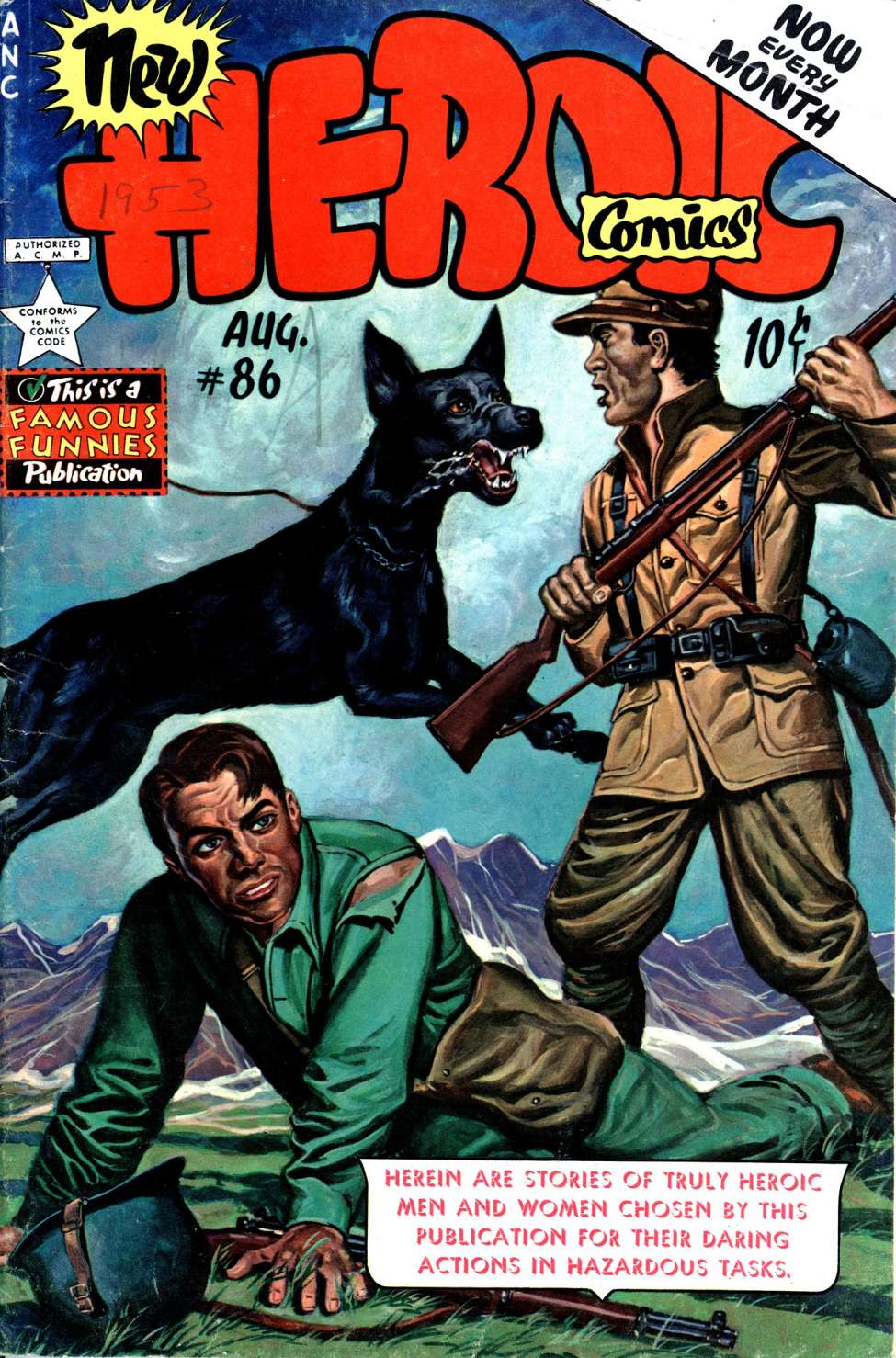 Comic Book Cover For New Heroic Comics 86 (alt) - Version 2