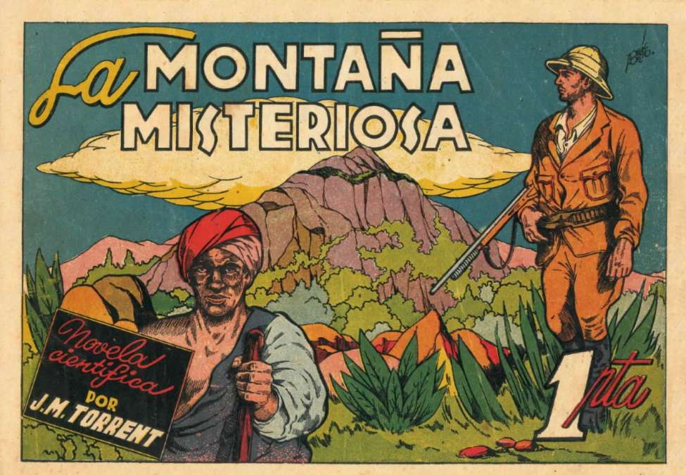 Comic Book Cover For Aventuras Célebres - La Montaña Misteriosa