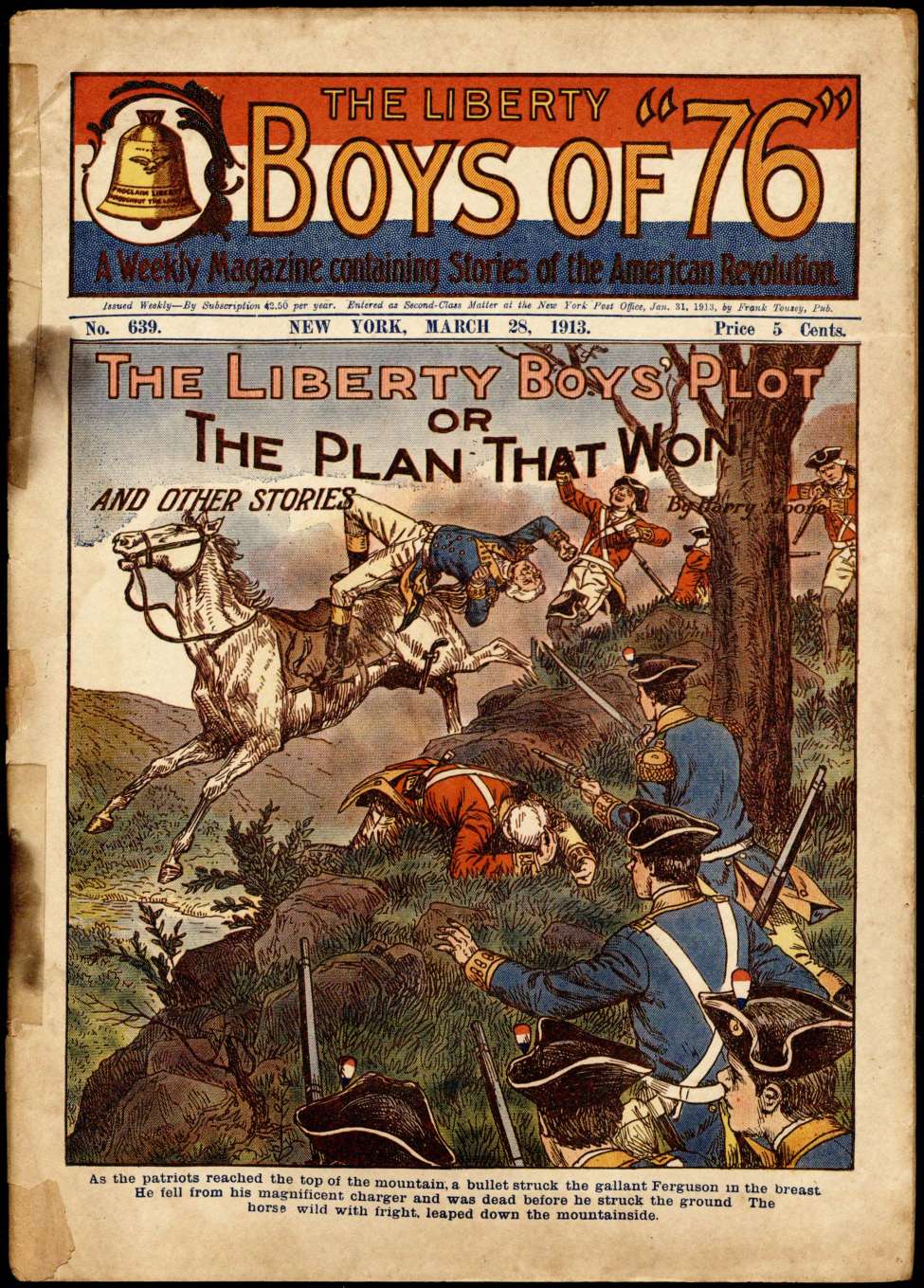 Book Cover For The Liberty Boys of 76 639 - The Liberty Boys' Plot
