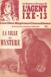 Cover For L'Agent IXE-13 v2 591 - La ville du mystère