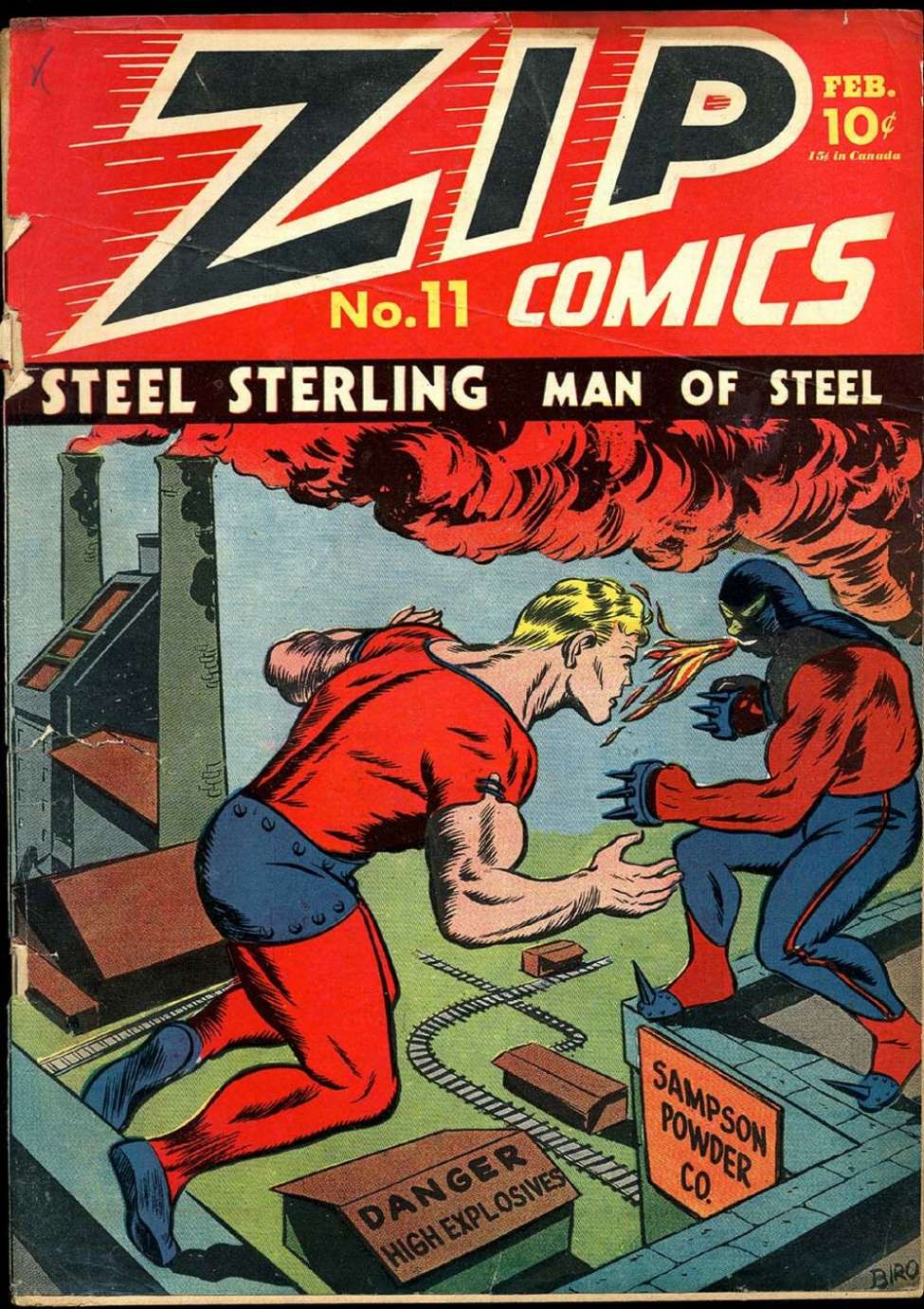 Comic Book Cover For Zip Comics 11