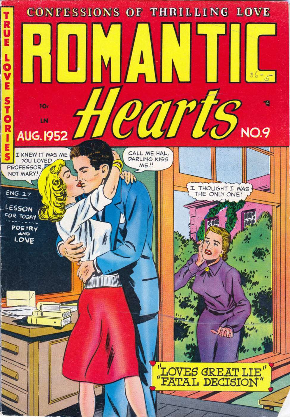 Comic Book Cover For Romantic Hearts v1 9