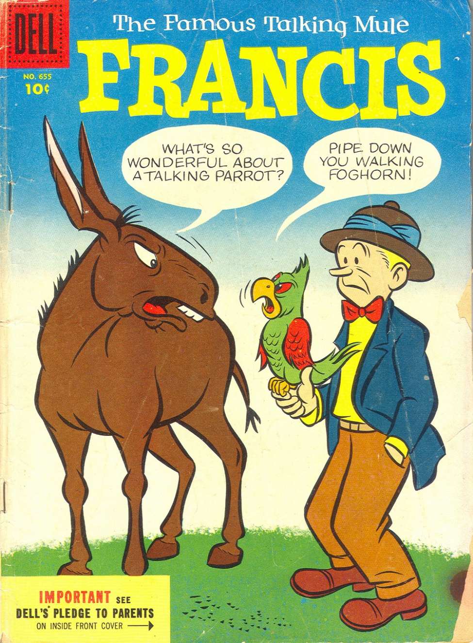 Comic Book Cover For 0655 - Francis, The Famous Talking Mule
