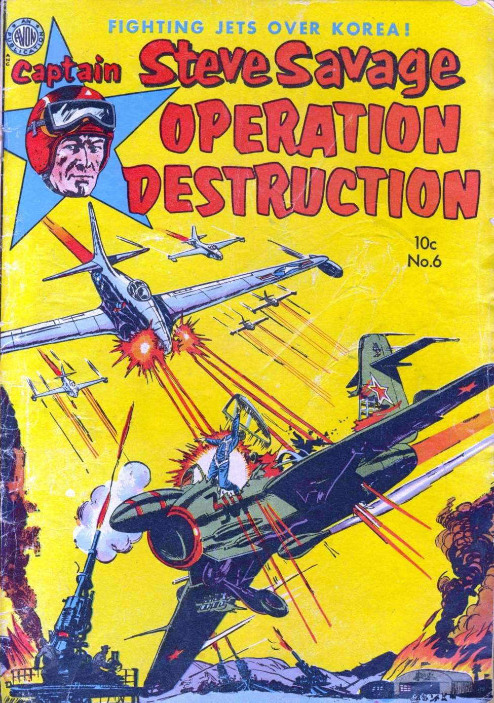 Comic Book Cover For Captain Steve Savage v1 6