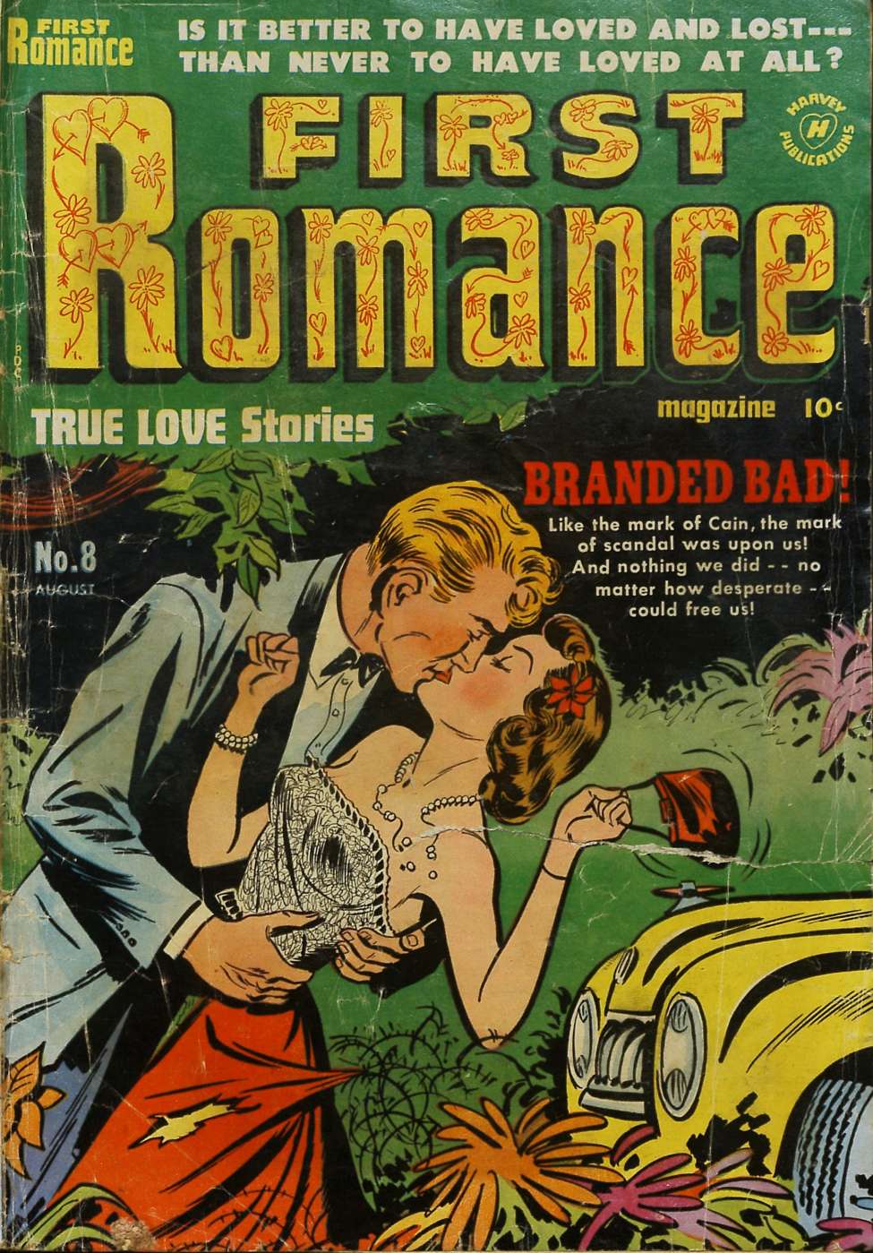 Book Cover For First Romance Magazine 8