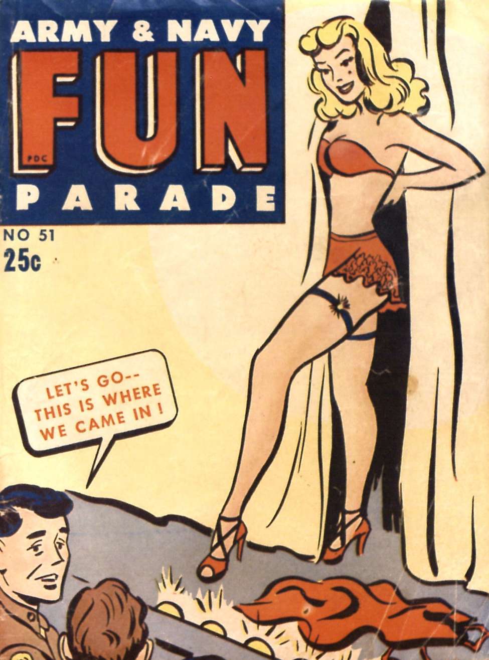 Comic Book Cover For Army & Navy Fun Parade 51